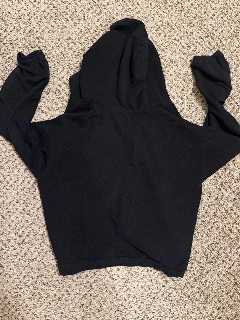 Girls Mayoral Quilted Cropped Black Hooded Jacket NWOT Youth XL Casual Basics